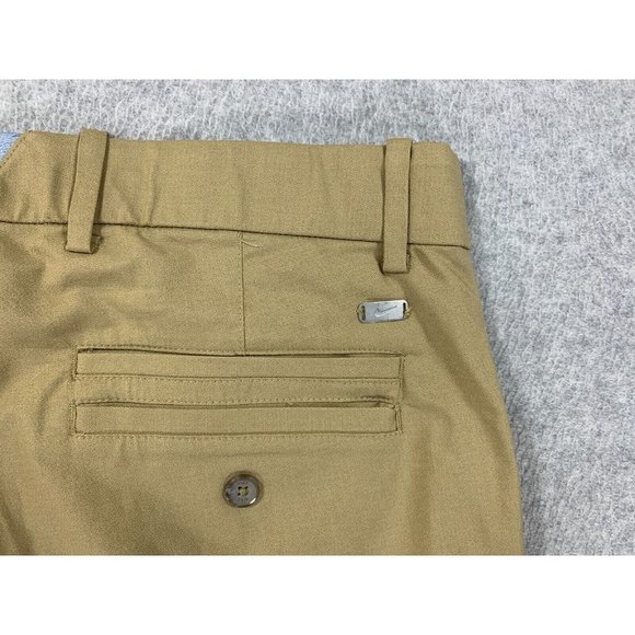 Nike Dri Fit Standard Fit Cotton Blend Chino Pants (Men's 34x34) Tan - Picture 13 of 15